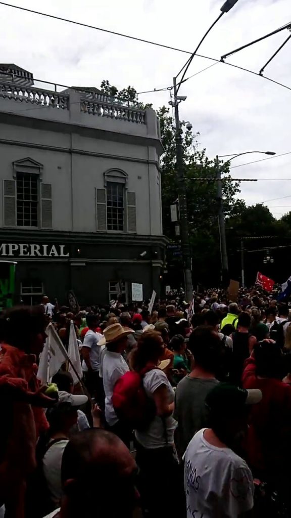 Tusinder på gaden i Melbourne mod covid-tyranni (uge 44)